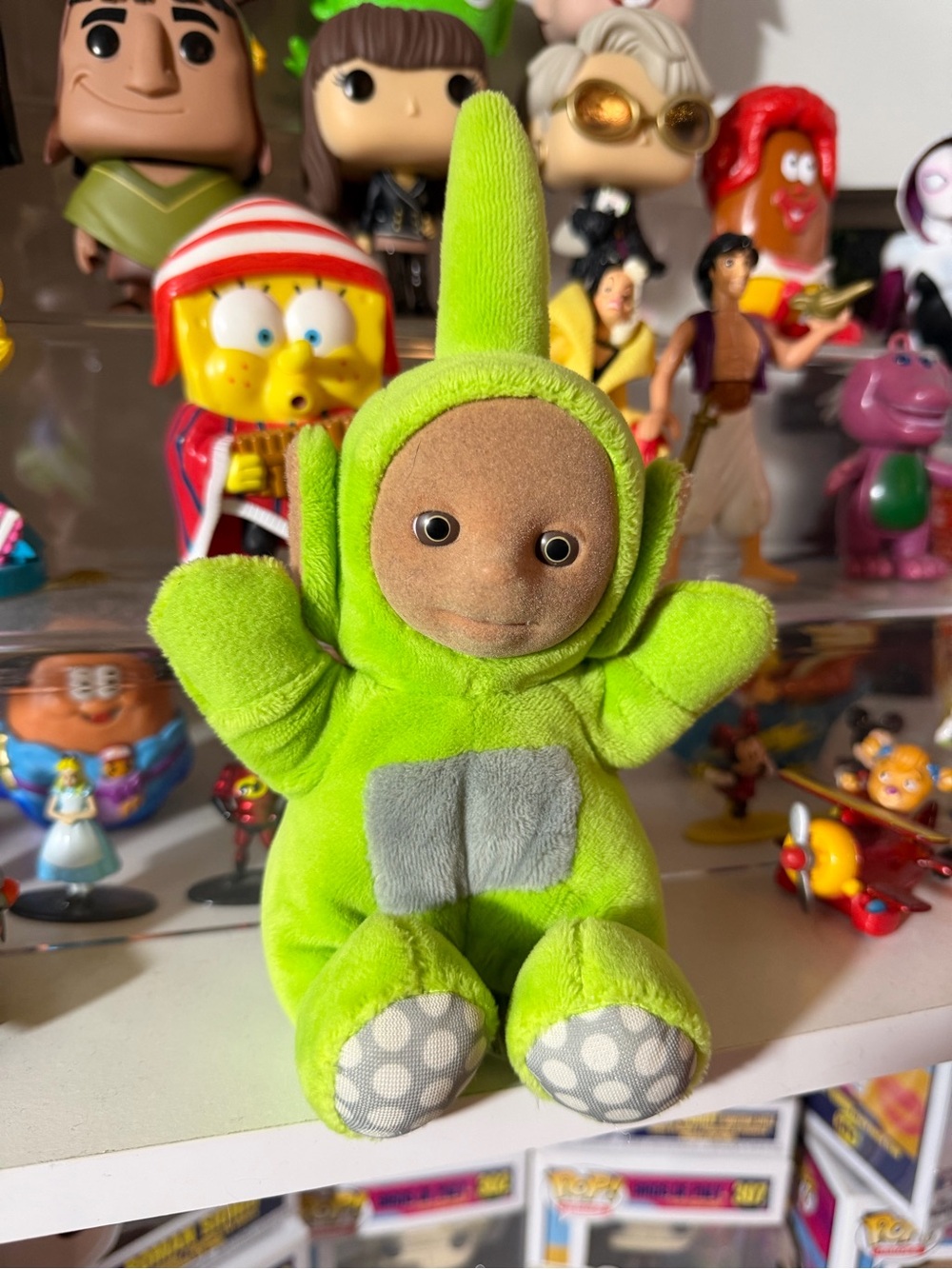 Teletubbies Dipsy Plush Green 2016 Spin Master Stuffed Toy Nostalgia